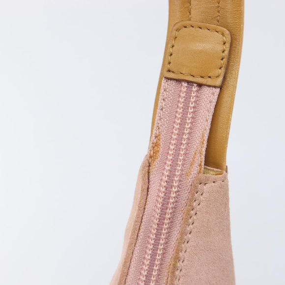 GUCCI Shoulder Bag Suede Pink Gold 001 3386 1705 Auth 206783A