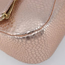 GIVENCHY Shoulder Bag Leather Pink Gold Auth 206784M-13