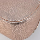 GIVENCHY Shoulder Bag Leather Pink Gold Auth 206784M-14