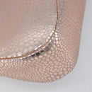 GIVENCHY Shoulder Bag Leather Pink Gold Auth 206784M-15