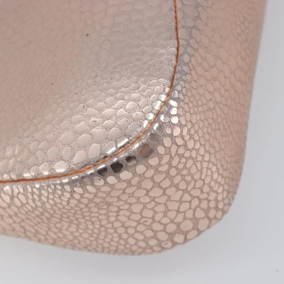 GIVENCHY Shoulder Bag Leather Pink Gold Auth 206784M