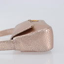 GIVENCHY Shoulder Bag Leather Pink Gold Auth 206784M-5
