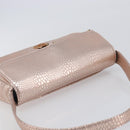 GIVENCHY Shoulder Bag Leather Pink Gold Auth 206784M-6