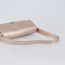 GIVENCHY Shoulder Bag Leather Pink Gold Auth 206784M-7