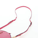 PRADA Hand Bag Safiano Leather 2way Pink Gold Auth 206787V-19