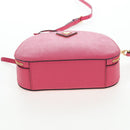 PRADA Hand Bag Safiano Leather 2way Pink Gold Auth 206787V-5
