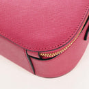 PRADA Hand Bag Safiano Leather 2way Pink Gold Auth 206787V-21