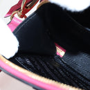 PRADA Hand Bag Safiano Leather 2way Pink Gold Auth 206787V-30