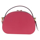 PRADA Hand Bag Safiano Leather 2way Pink Gold Auth 206787V-2