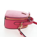 PRADA Hand Bag Safiano Leather 2way Pink Gold Auth 206787V-4