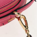 PRADA Hand Bag Safiano Leather 2way Pink Gold Auth 206787V-15