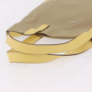 PRADA Hand Bag Canvas Beige Silver Auth 206790A-7