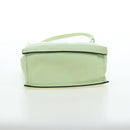 Valentino Hand Bag Leather 2way Green Gold Auth 206792A-6