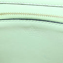 Valentino Hand Bag Leather 2way Green Gold Auth 206792A-11