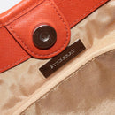 BURBERRY Nova Check Shoulder Bag Canvas Beige Silver Auth 206794V-18