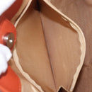 BURBERRY Nova Check Shoulder Bag Canvas Beige Silver Auth 206794V-22