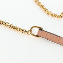 Chloe Chain Shoulder Bag Leather 2way Pink Gold Auth 206795M-15