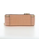 Chloe Chain Shoulder Bag Leather 2way Pink Gold Auth 206795M-5