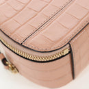 Chloe Chain Shoulder Bag Leather 2way Pink Gold Auth 206795M-17