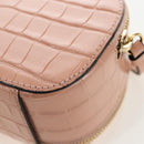 Chloe Chain Shoulder Bag Leather 2way Pink Gold Auth 206795M-20