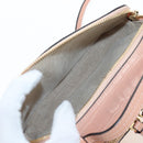 Chloe Chain Shoulder Bag Leather 2way Pink Gold Auth 206795M-23