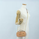 Chloe Chain Shoulder Bag Leather 2way Pink Gold Auth 206795M-29
