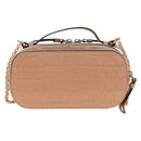 Chloe Chain Shoulder Bag Leather 2way Pink Gold Auth 206795M-2