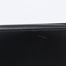 BURBERRY Shoulder Bag Leather Black Silver Auth 206797A-3