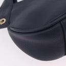 Vivienne Westwood Hand Bag Leather 2way Navy Gold Auth 206798A-17