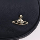 Vivienne Westwood Hand Bag Leather 2way Navy Gold Auth 206798A-21