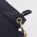 Vivienne Westwood Hand Bag Leather 2way Navy Gold Auth 206798A-22