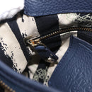 Vivienne Westwood Hand Bag Leather 2way Navy Gold Auth 206798A-28