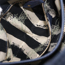 Vivienne Westwood Hand Bag Leather 2way Navy Gold Auth 206798A-12