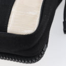 CHANEL Sports Line Shoulder Bag Canvas Ivory CC Auth 206799A-18