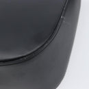 BURBERRY Shoulder Bag Leather Black Silver Auth 206802-16