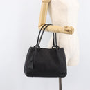 GUCCI GG Canvas Tote Bag Black Silver 101919 Auth 206805-24