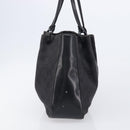 GUCCI GG Canvas Tote Bag Black Silver 101919 Auth 206805-4