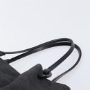 GUCCI GG Canvas Tote Bag Black Silver 101919 Auth 206805-8