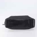 GUCCI GG Canvas Tote Bag Black Silver 101919 Auth 206805-9