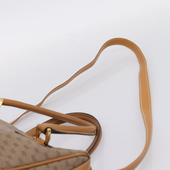 GUCCI Micro GG Supreme Hand Bag PVC 2way Beige Gold 002 122 0033 Auth 206806
