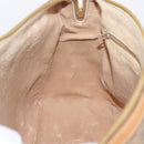 GUCCI Micro GG Supreme Hand Bag PVC 2way Beige Gold 002 122 0033 Auth 206806-22