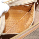 GUCCI Micro GG Supreme Hand Bag PVC 2way Beige Gold 002 122 0033 Auth 206806-24