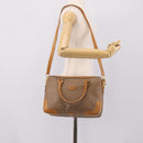 GUCCI Micro GG Supreme Hand Bag PVC 2way Beige Gold 002 122 0033 Auth 206806-25