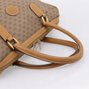 GUCCI Micro GG Supreme Hand Bag PVC 2way Beige Gold 002 122 0033 Auth 206806-7