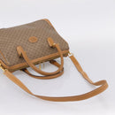 GUCCI Micro GG Supreme Hand Bag PVC 2way Beige Gold 002 122 0033 Auth 206806-8