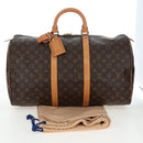 LOUIS VUITTON Monogram Keepall 50 Boston Bag M41426 LV Auth 206808V-12