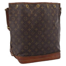 LOUIS VUITTON Monogram Noe Shoulder Bag M42224 LV Auth 206809-1