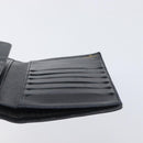 CHANEL Long Wallet Caviar Skin Black Gold CC Auth 206812-18