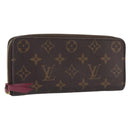 LOUIS VUITTON Monogram Portefeuille Clemence Long Wallet M60742 LV Auth 206815-1