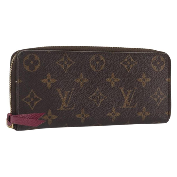 LOUIS VUITTON Monogram Portefeuille Clemence Long Wallet M60742 LV Auth 206815